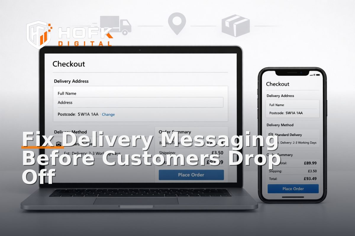 How to Audit Ecommerce Checkout Delivery Messaging for Clarity, Trust and Basket Completion