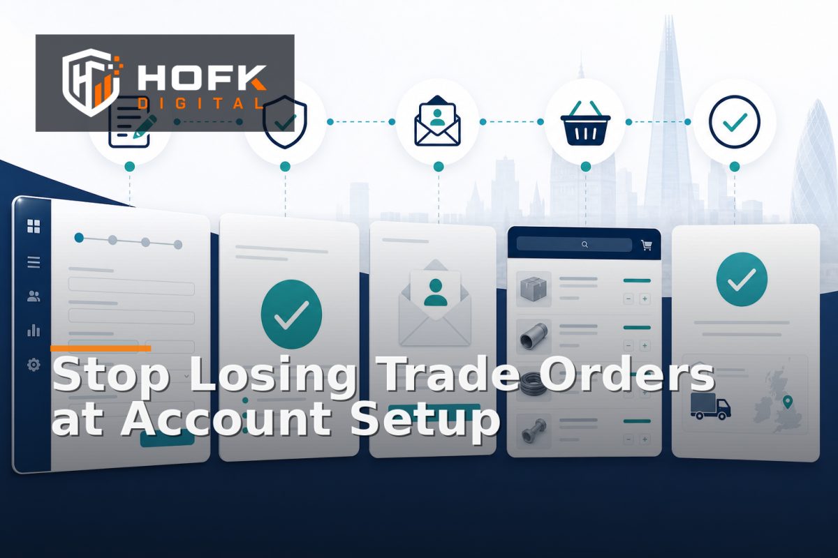 How to Improve B2B Customer Account Onboarding Before It Blocks Online Ordering