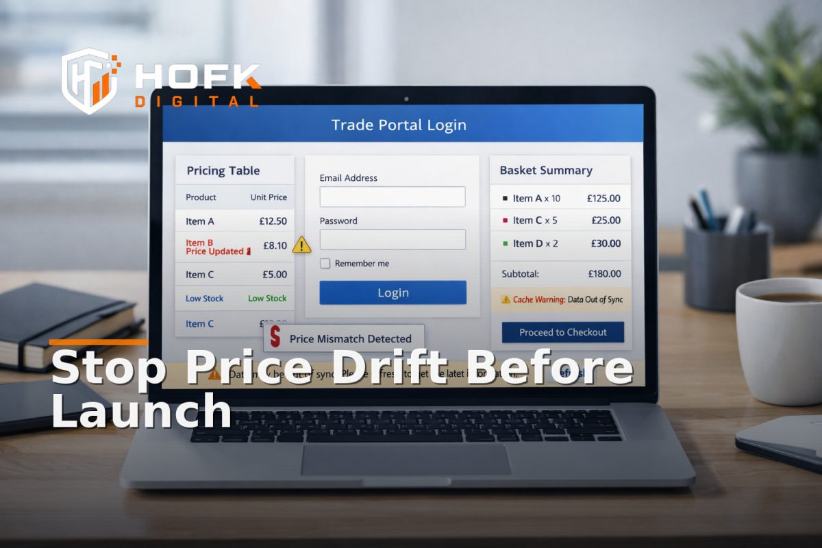 How to Check for Customer-Specific Price Cache Drift in a B2B Ecommerce Portal Before Go-Live