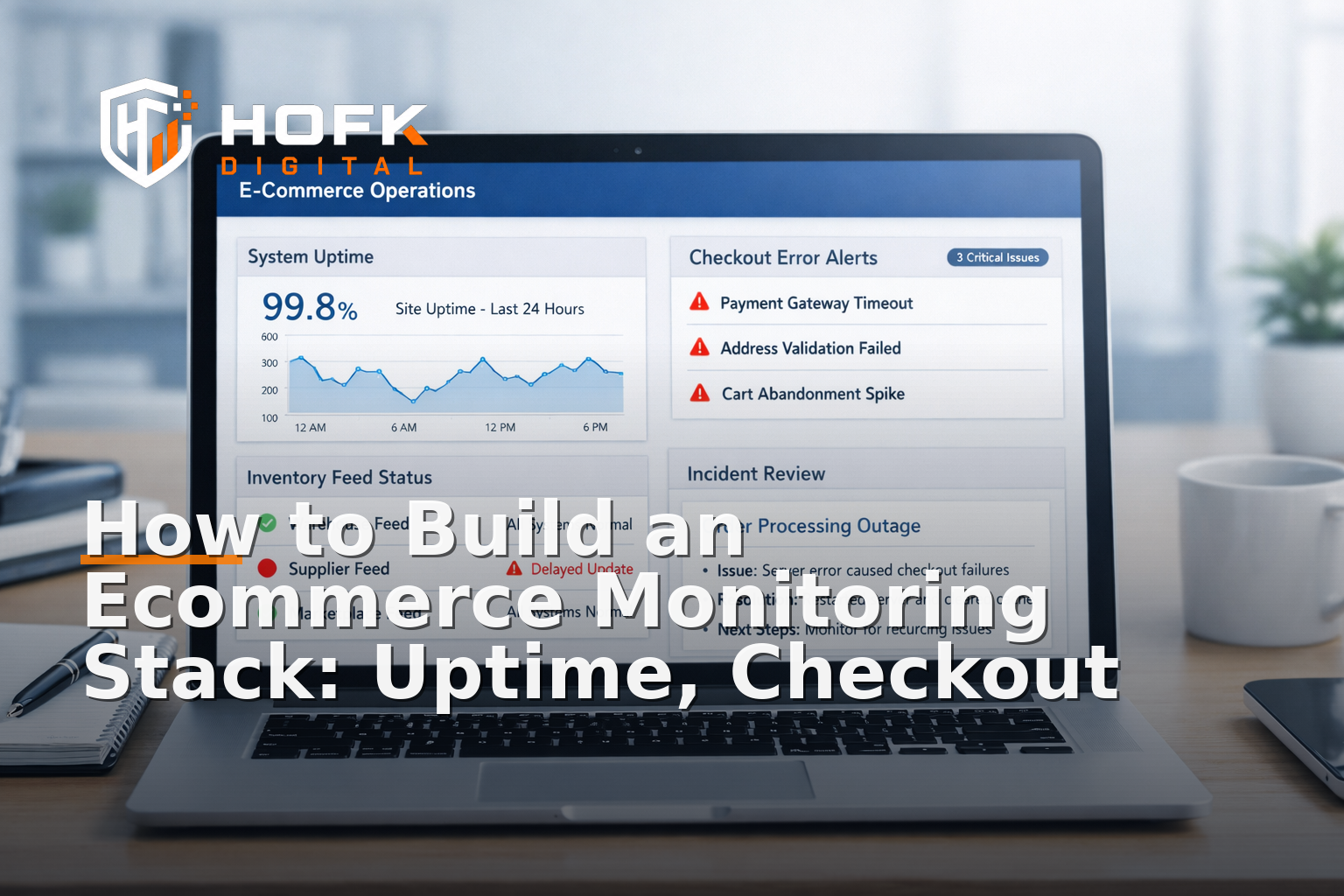 How to Build an Ecommerce Monitoring Stack: Uptime, Checkout Errors and Monthly Review Checks
