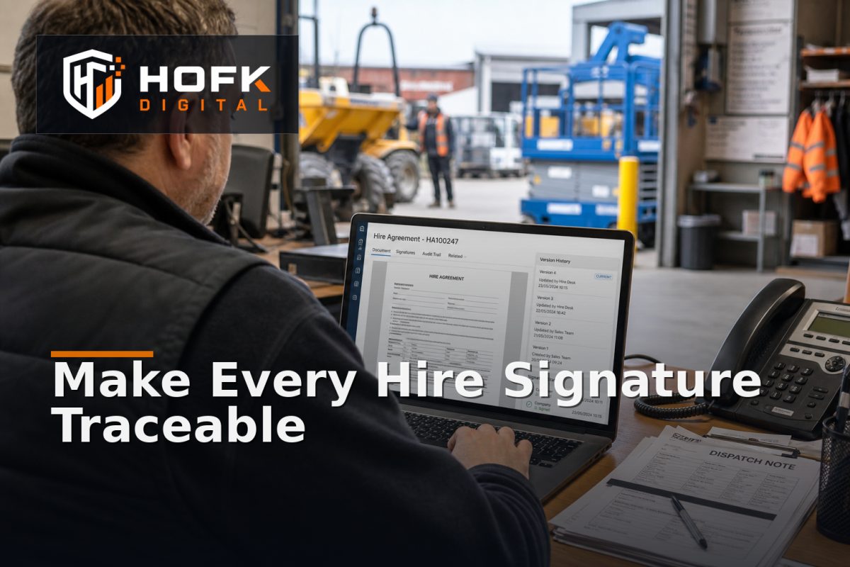 How to Build an Equipment Hire Contract Workflow That Protects the Audit Trail