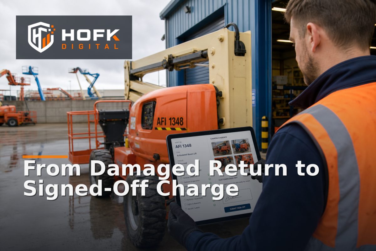 How to Build an Equipment Hire Damage Workflow from Return to Customer Sign-Off