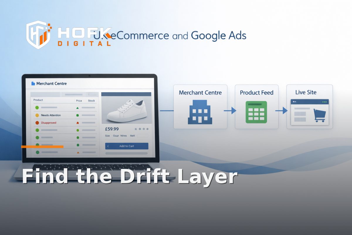 How to Trace Google Ads Feed Drift by Layer: Merchant Centre, Product Feed or Live Site?
