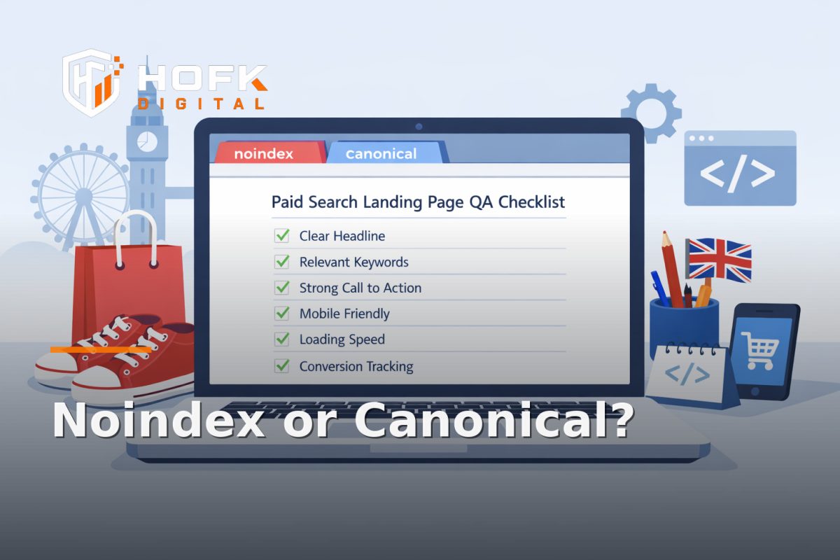 How to Decide Whether Google Ads Landing Pages Should Be Noindexed or Canonicalised Before Launch