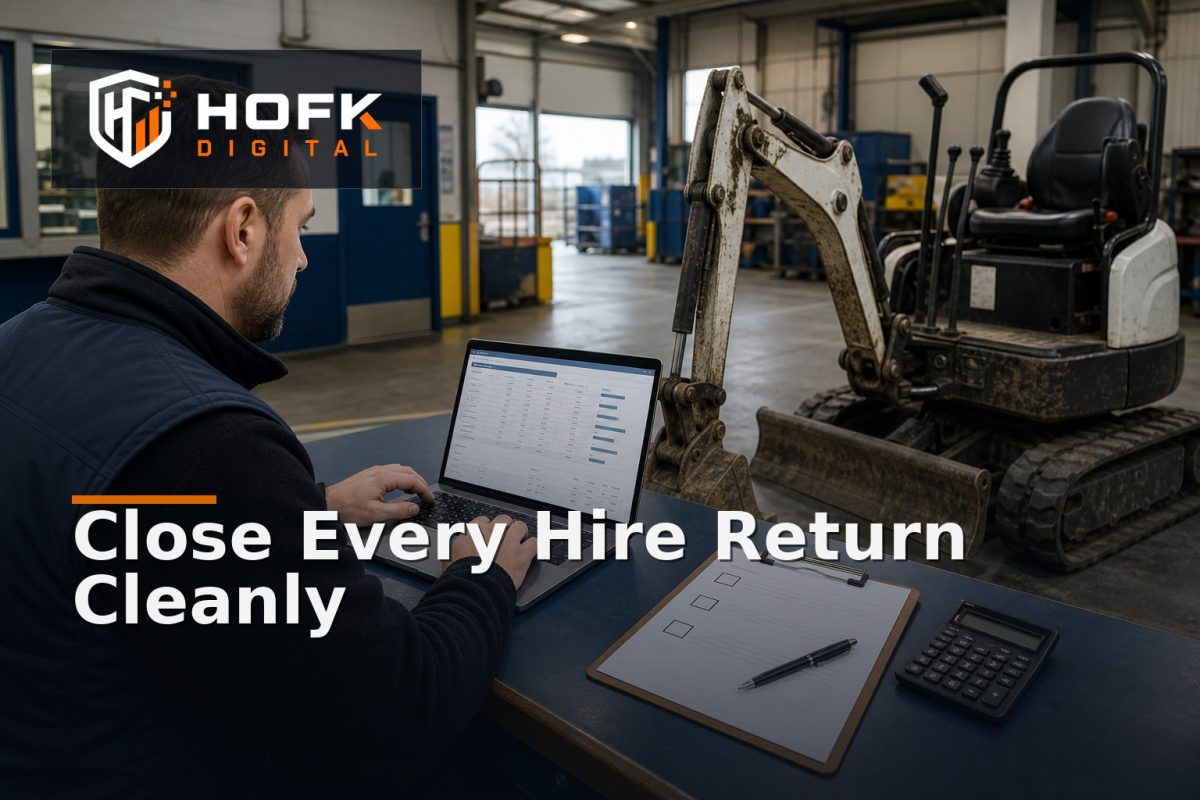 How to Reconcile Hire Deposits, Damage Charges and Refunds After Equipment Returns