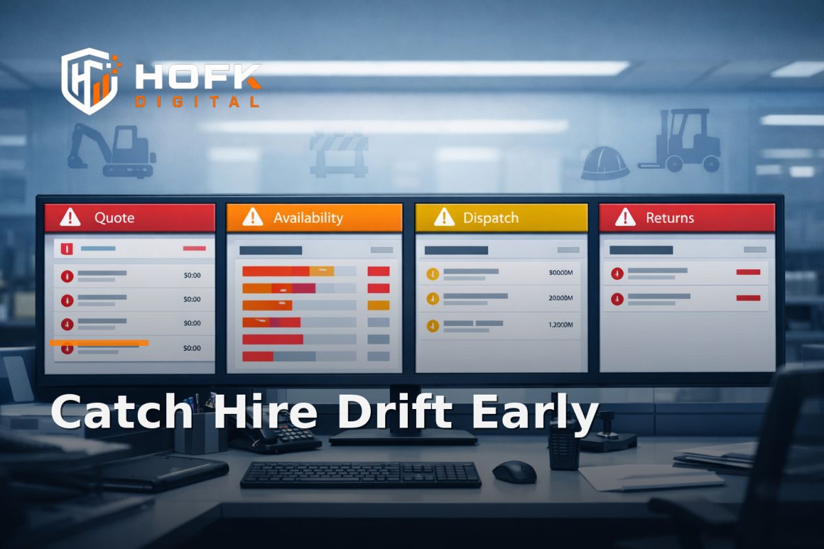 How to Set Up Exception Alerts When Hire Desk Quotes, Availability and Returns Drift