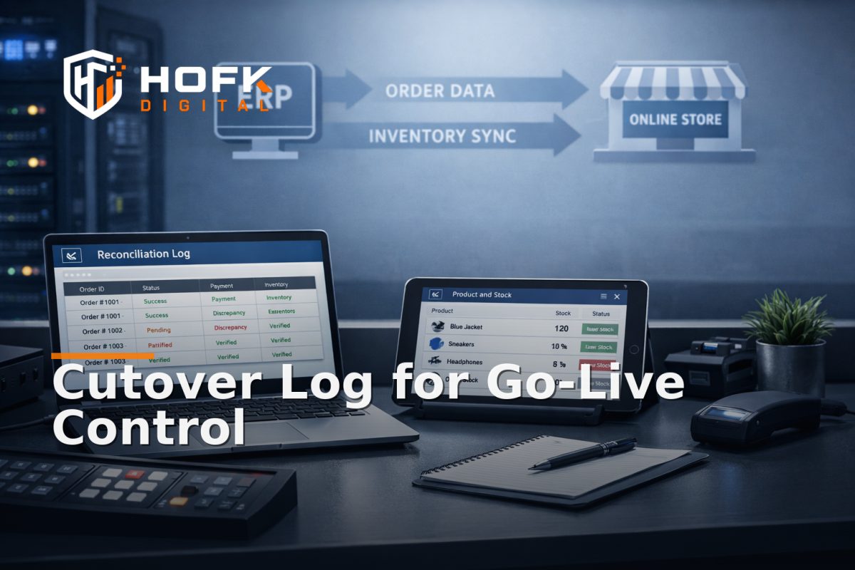 How to Run a Live Cutover Reconciliation Log During ERP-Connected Replatform Go-Live
