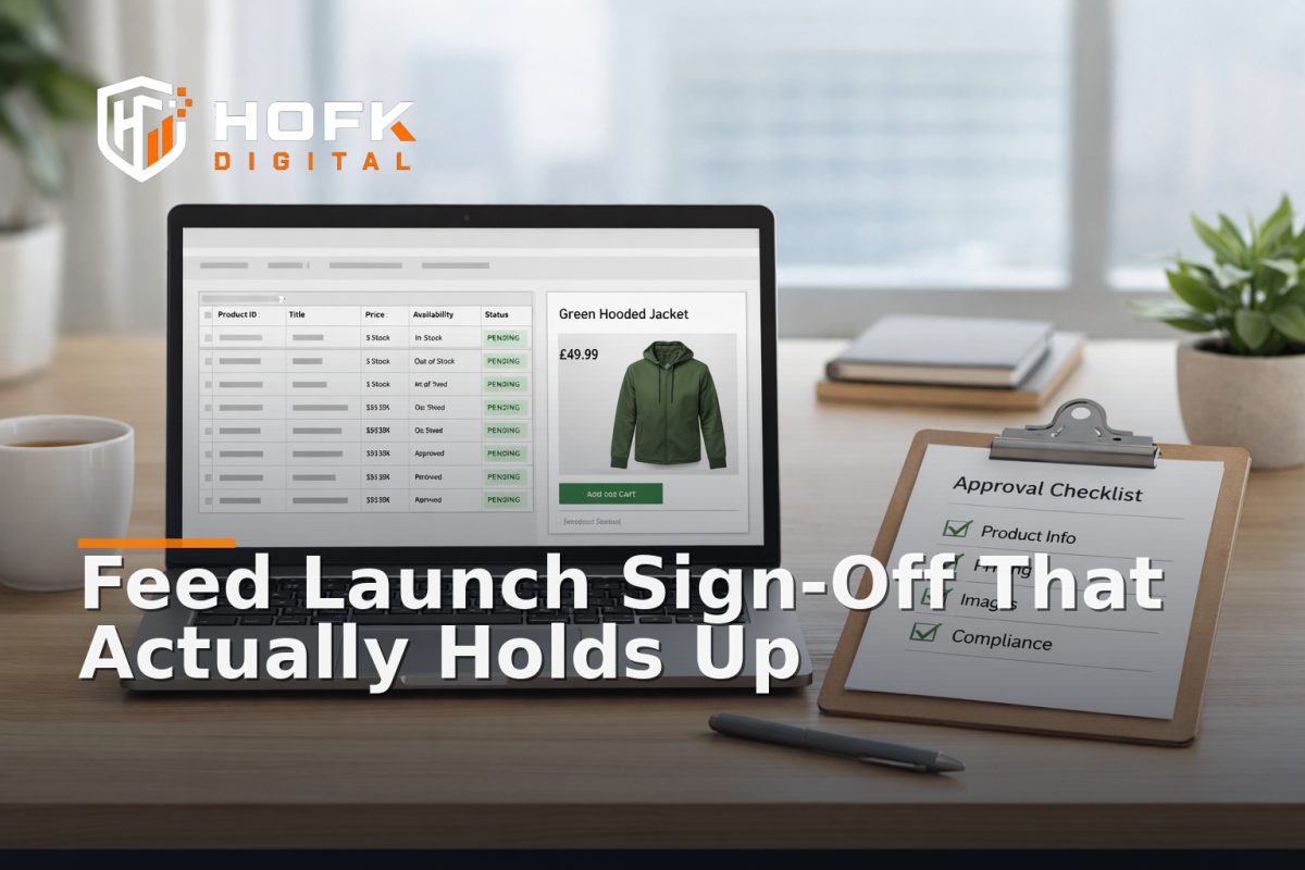 How to Build a Merchant Centre Feed Launch Sign-Off Process for Paid Shopping Campaigns
