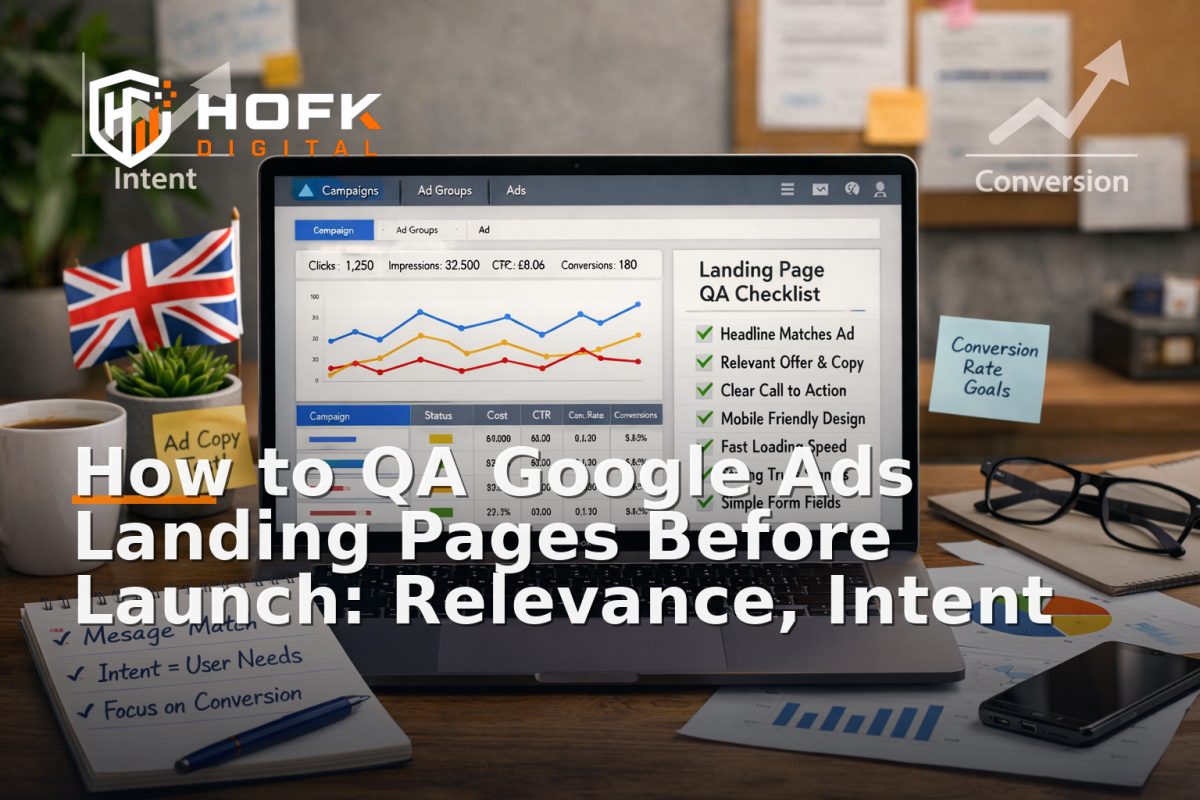 How to QA Google Ads Landing Pages Before Launch: Relevance, Intent Match and Conversion Signals