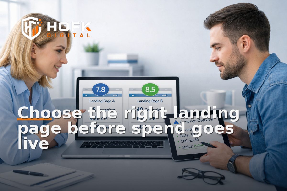 How to Score Competing Google Ads Landing Page Variants Before Launch
