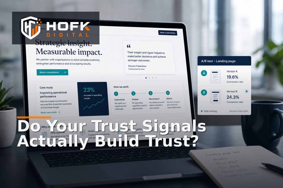 How to Test Trust Signals on High-Value Service Landing Pages