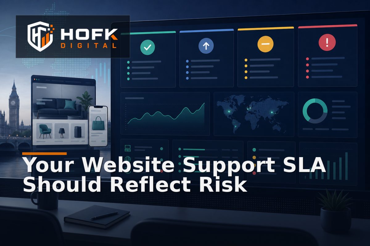 How to Set a Website Support SLA That Matches Business Impact